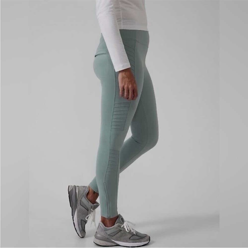 Athleta Delancey Moto Tight, size small, NWOT - Picture 4 of 7